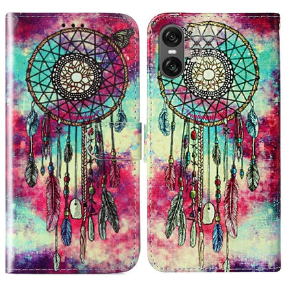 For Sony Xperia 10 VI Case Leather Pattern Design Flip Wallet Phone Cover