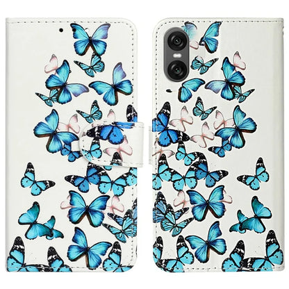 For Sony Xperia 10 VI Case Leather Pattern Design Flip Wallet Phone Cover