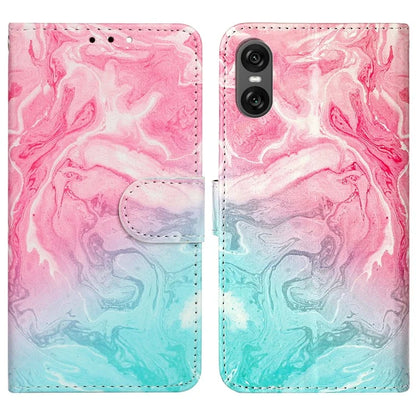 For Sony Xperia 10 VI Case Leather Pattern Design Flip Wallet Phone Cover