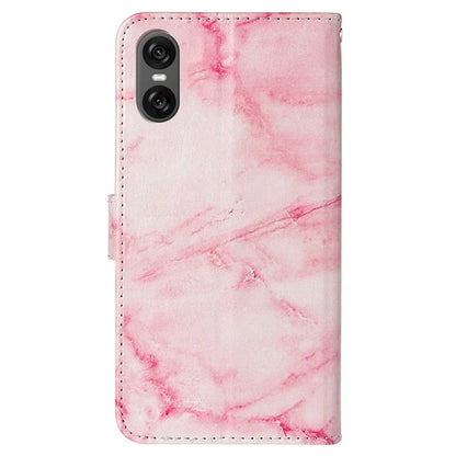 For Sony Xperia 10 VI Case Leather Pattern Design Flip Wallet Phone Cover