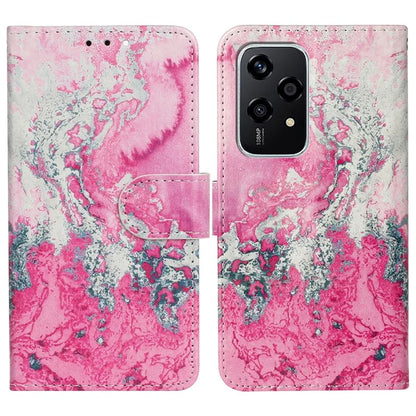 For Honor 200 Lite Case Leather Pattern Design Flip Wallet Phone Cover