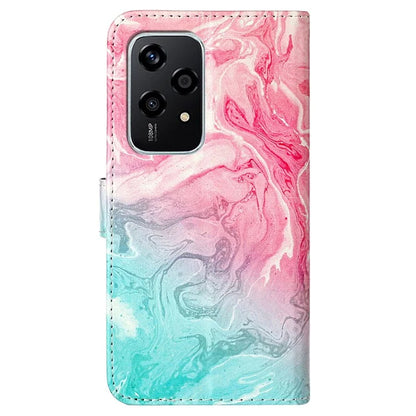For Honor 200 Lite Case Leather Pattern Design Flip Wallet Phone Cover