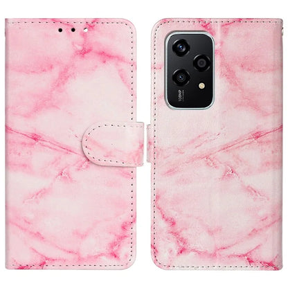 For Honor 200 Lite Case Leather Pattern Design Flip Wallet Phone Cover