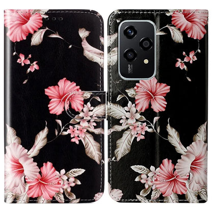 For Honor 200 Lite Case Leather Pattern Design Flip Wallet Phone Cover