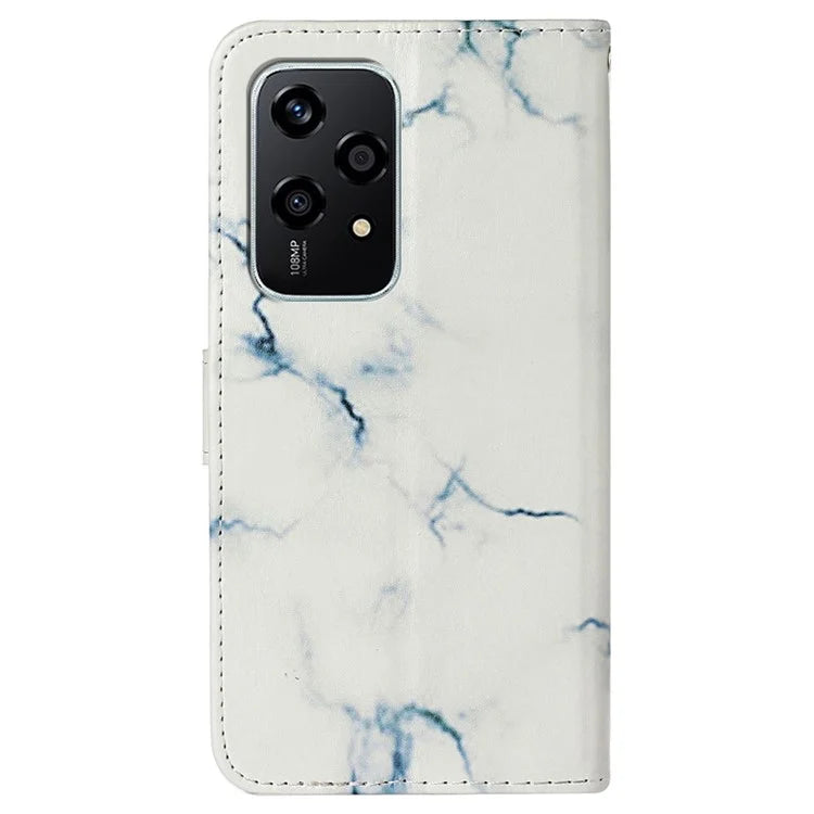 For Honor 200 Lite Case Leather Pattern Design Flip Wallet Phone Cover