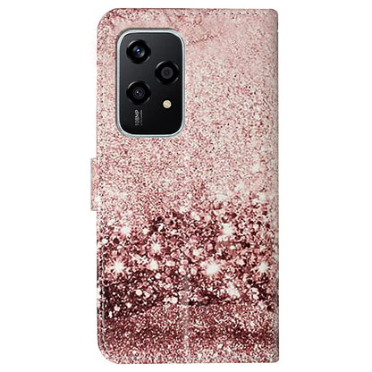 For Honor 200 Lite Case Leather Pattern Design Flip Wallet Phone Cover