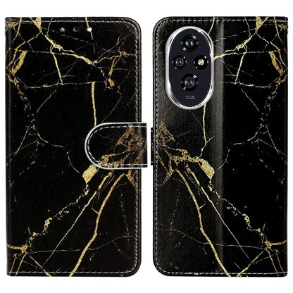 For Honor 200 5G Case Leather Pattern Design Flip Wallet Phone Cover