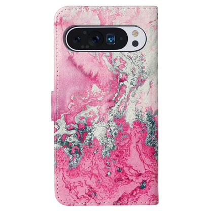 For Google Pixel 9 Pro / Pixel 9 Case Leather Pattern Design Flip Wallet Phone Cover