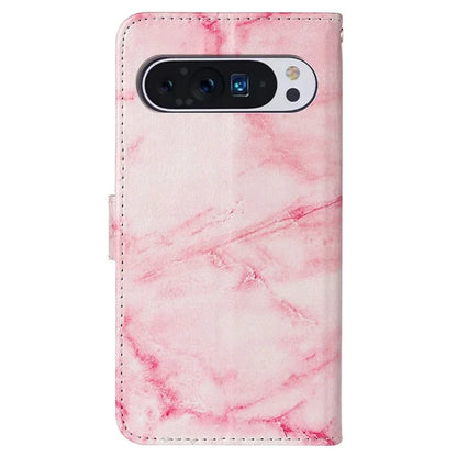 For Google Pixel 9 Pro / Pixel 9 Case Leather Pattern Design Flip Wallet Phone Cover