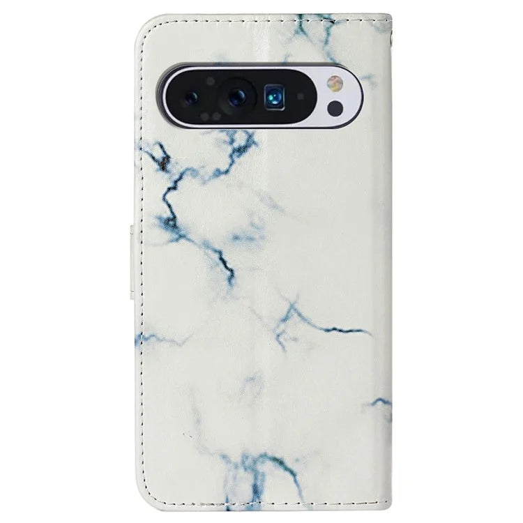 For Google Pixel 9 Pro / Pixel 9 Case Leather Pattern Design Flip Wallet Phone Cover