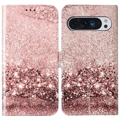 For Google Pixel 9 Pro / Pixel 9 Case Leather Pattern Design Flip Wallet Phone Cover