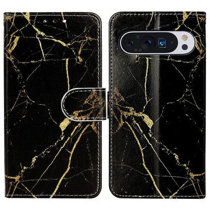 For Google Pixel 9 Pro / Pixel 9 Case Leather Pattern Design Flip Wallet Phone Cover