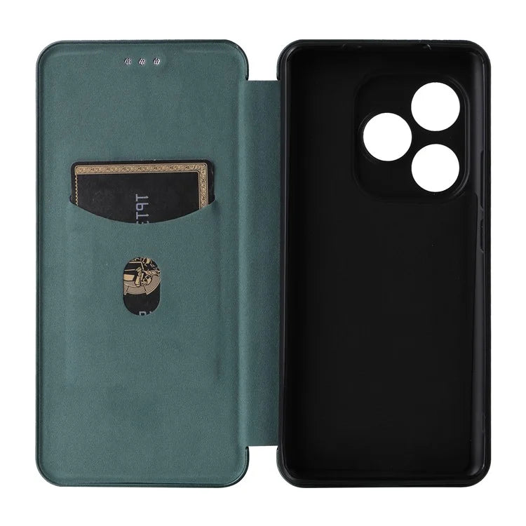 For Realme GT 6 5G / 6T 5G / Neo6 SE 5G / Neo6 5G Case Card Slot Carbon Fiber Texture Leather Phone Cover