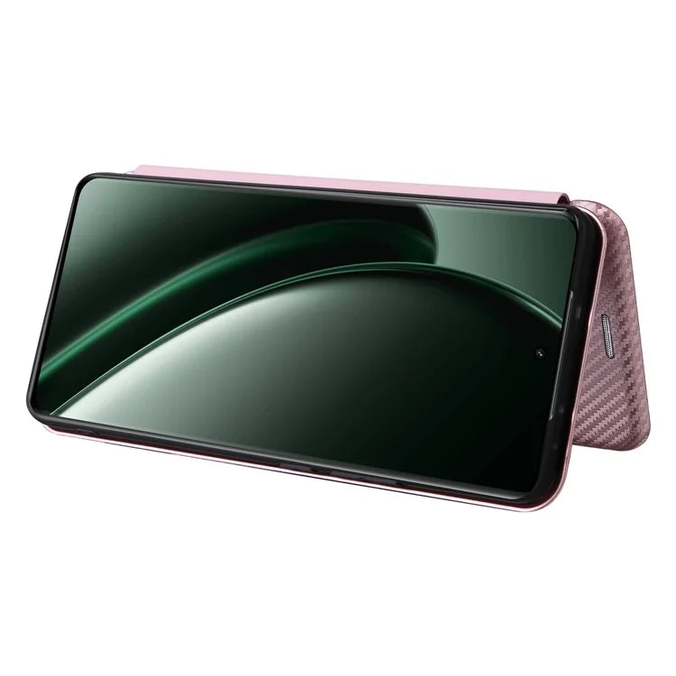 For Realme GT 6 5G / 6T 5G / Neo6 SE 5G / Neo6 5G Case Card Slot Carbon Fiber Texture Leather Phone Cover