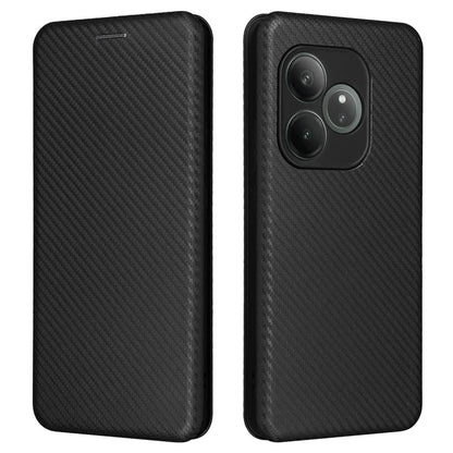 For Realme GT 6 5G / 6T 5G / Neo6 SE 5G / Neo6 5G Case Card Slot Carbon Fiber Texture Leather Phone Cover