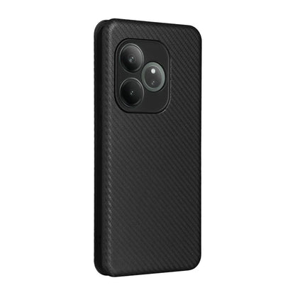 For Realme GT 6 5G / 6T 5G / Neo6 SE 5G / Neo6 5G Case Card Slot Carbon Fiber Texture Leather Phone Cover