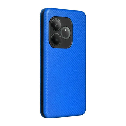 For Realme GT 6 5G / 6T 5G / Neo6 SE 5G / Neo6 5G Case Card Slot Carbon Fiber Texture Leather Phone Cover