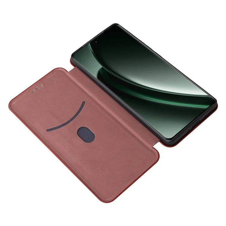 For Realme GT 6 5G / 6T 5G / Neo6 SE 5G / Neo6 5G Case Card Slot Carbon Fiber Texture Leather Phone Cover