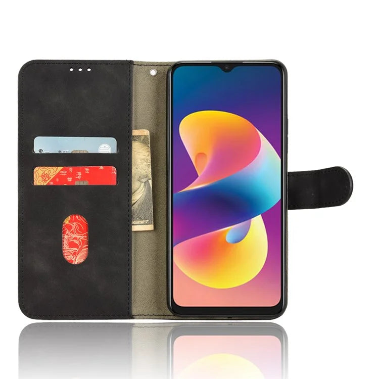 For TCL 50 LE Wallet Case Skin-Touch Shockproof Leather Phone Cover