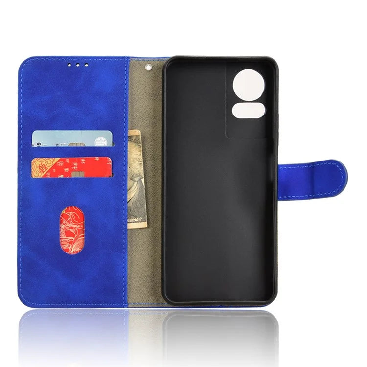 For TCL 50 LE Wallet Case Skin-Touch Shockproof Leather Phone Cover