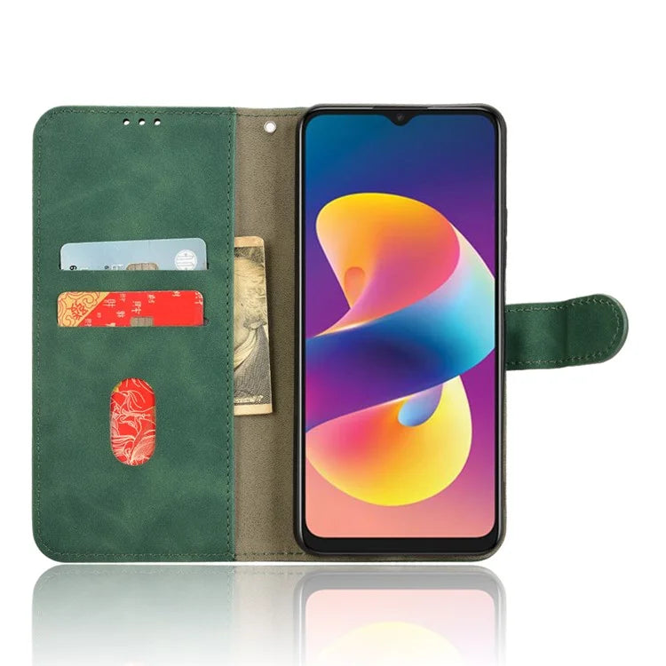 For TCL 50 LE Wallet Case Skin-Touch Shockproof Leather Phone Cover