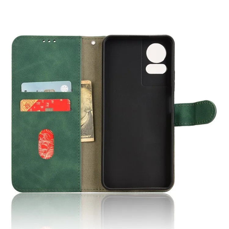 For TCL 50 LE Wallet Case Skin-Touch Shockproof Leather Phone Cover