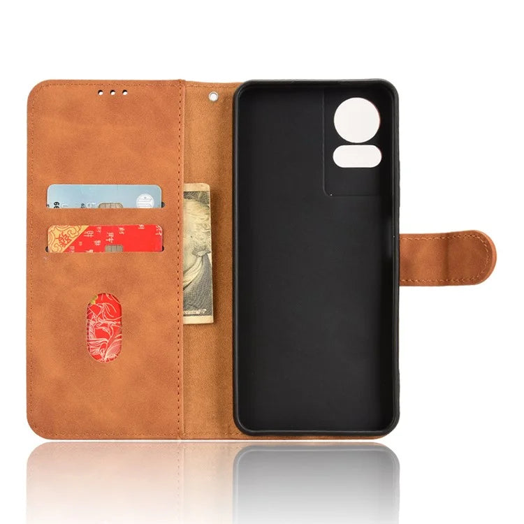 For TCL 50 LE Wallet Case Skin-Touch Shockproof Leather Phone Cover
