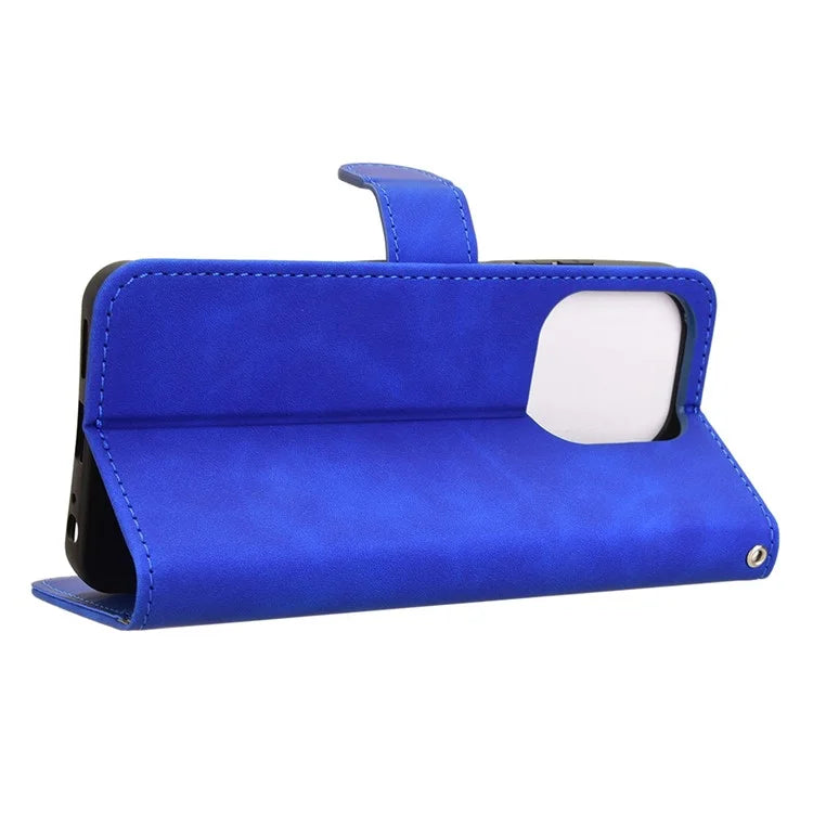 For itel A50 Case Anti-Scratch Skin-Touch Leather Wallet Phone Cover