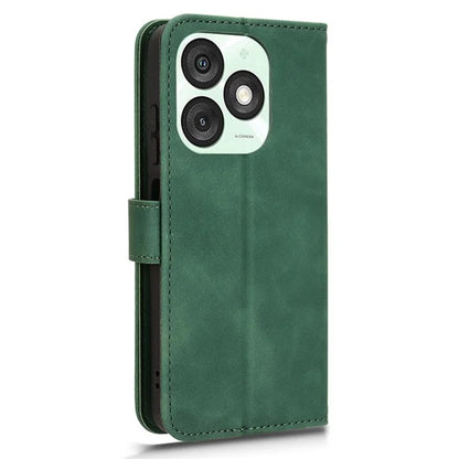 For itel A50 Case Anti-Scratch Skin-Touch Leather Wallet Phone Cover
