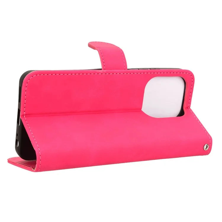 For itel A50 Case Anti-Scratch Skin-Touch Leather Wallet Phone Cover