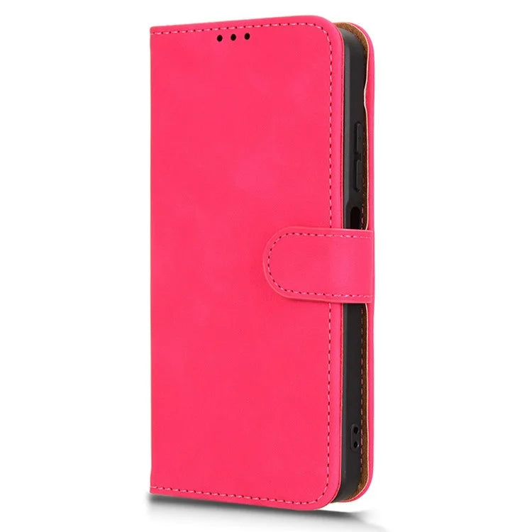 For itel A50 Case Anti-Scratch Skin-Touch Leather Wallet Phone Cover
