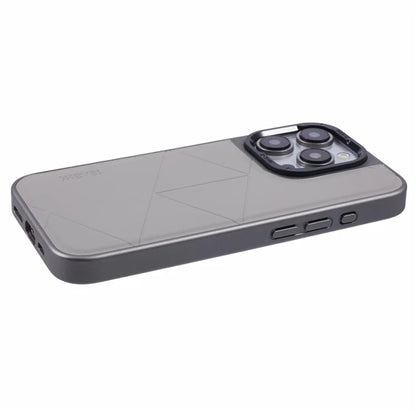 X-LEVEL For iPhone 13 Pro Case Leather+PC+TPU Geometric Pattern Protective Phone Cover