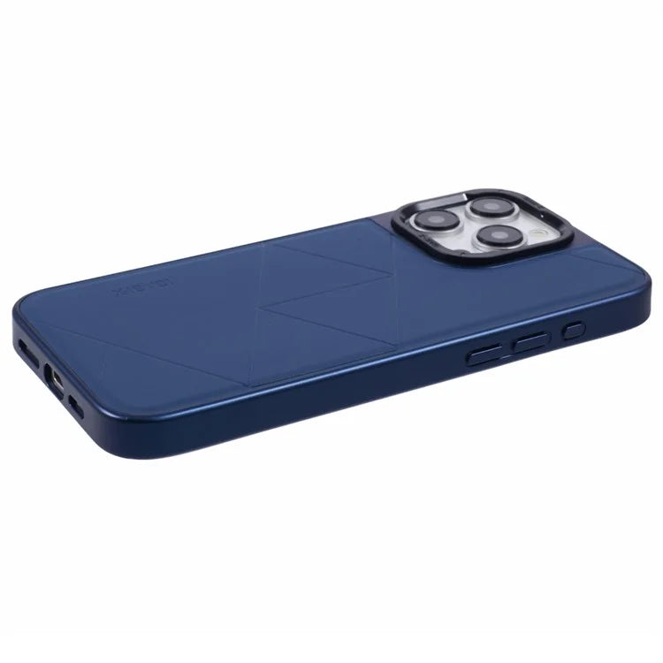 X-LEVEL For iPhone 14 Pro Case Geometric Shockproof PC+TPU+Leather Phone Back Cover
