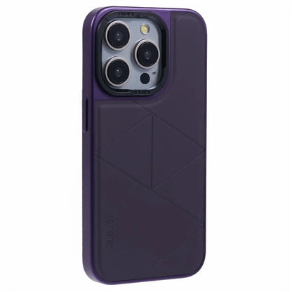 X-LEVEL For iPhone 14 Pro Case Geometric Shockproof PC+TPU+Leather Phone Back Cover