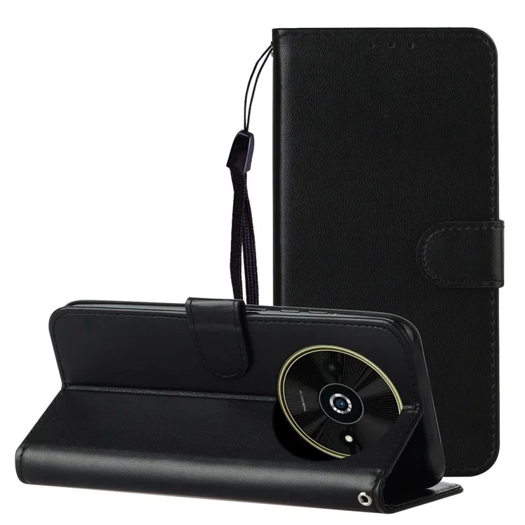 For Xiaomi Poco C61 4G / Redmi A3 4G Case Wallet Style Flip Leather Phone Cover Card Holder