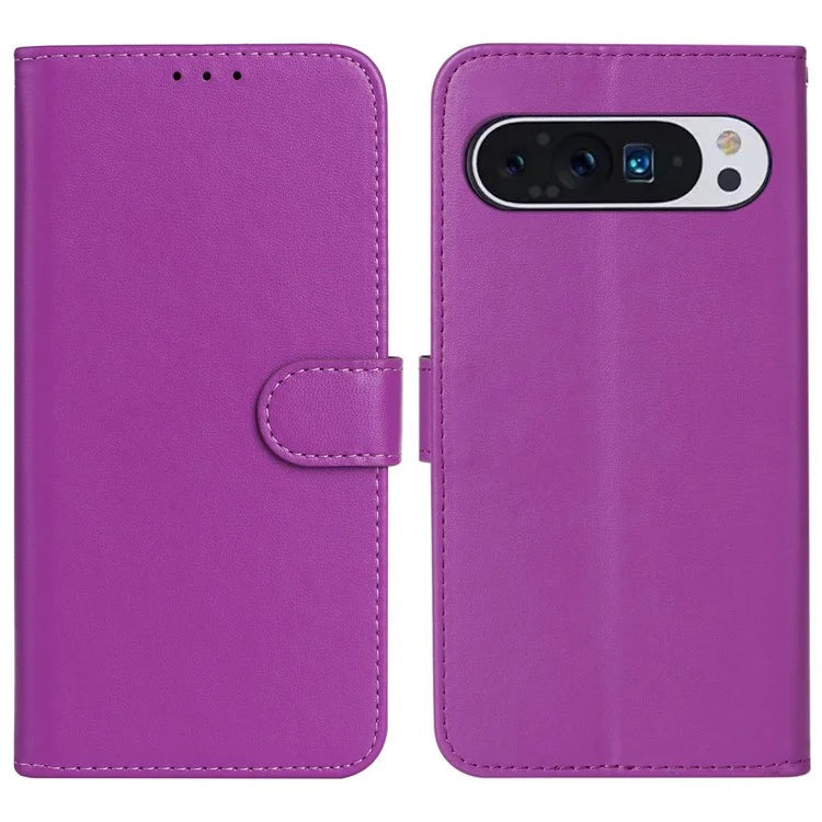 For Google Pixel 9 Pro / Pixel 9 Case Wallet Style Flip Leather Phone Cover Card Holder