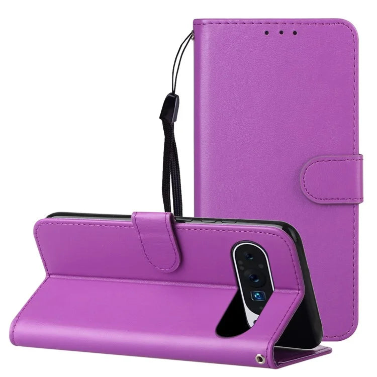 For Google Pixel 9 Pro / Pixel 9 Case Wallet Style Flip Leather Phone Cover Card Holder