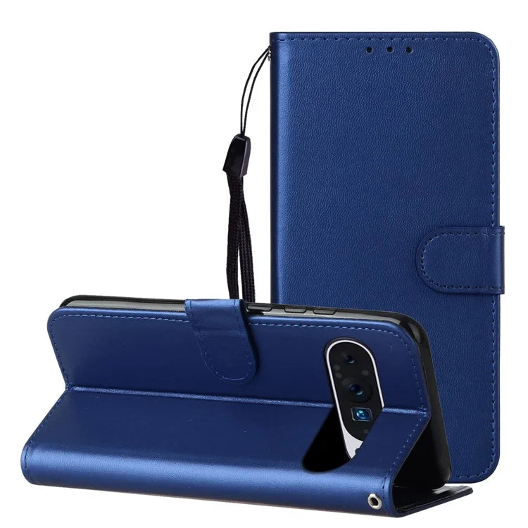 For Google Pixel 9 Pro / Pixel 9 Case Wallet Style Flip Leather Phone Cover Card Holder