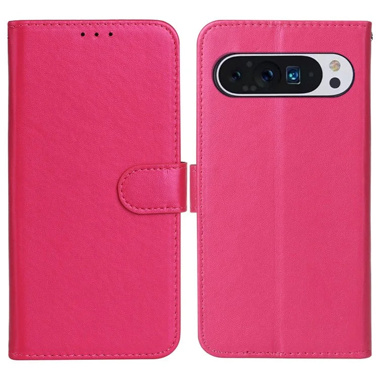 For Google Pixel 9 Pro / Pixel 9 Case Wallet Style Flip Leather Phone Cover Card Holder