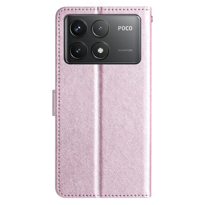 For Xiaomi Poco F6 Pro 5G / Redmi K70 5G / K70 Pro 5G Case Silk Texture Leather Wallet Phone Cover