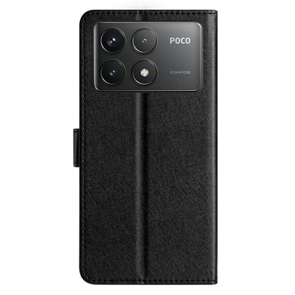 For Xiaomi Poco F6 Pro 5G / Redmi K70 5G / K70 Pro 5G Case Silk Texture Leather Wallet Phone Cover
