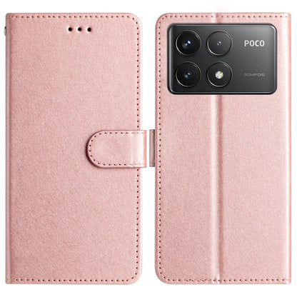 For Xiaomi Poco F6 Pro 5G / Redmi K70 5G / K70 Pro 5G Case Silk Texture Leather Wallet Phone Cover