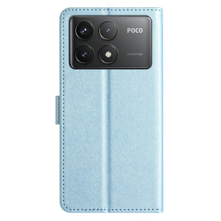 For Xiaomi Poco F6 Pro 5G / Redmi K70 5G / K70 Pro 5G Case Silk Texture Leather Wallet Phone Cover