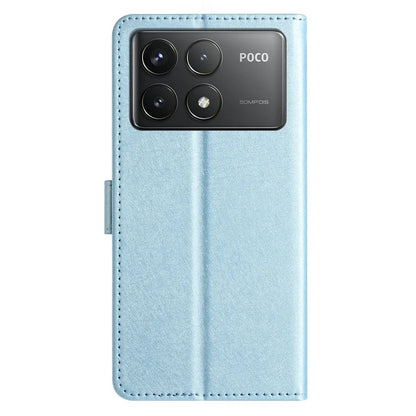 For Xiaomi Poco F6 Pro 5G / Redmi K70 5G / K70 Pro 5G Case Silk Texture Leather Wallet Phone Cover