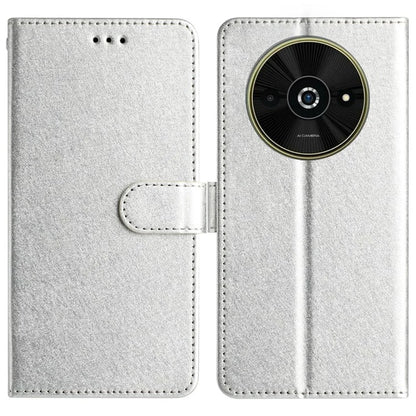 For Xiaomi Poco C61 4G / Redmi A3 4G Case Wallet Stand Leather Silk Texture Phone Cover
