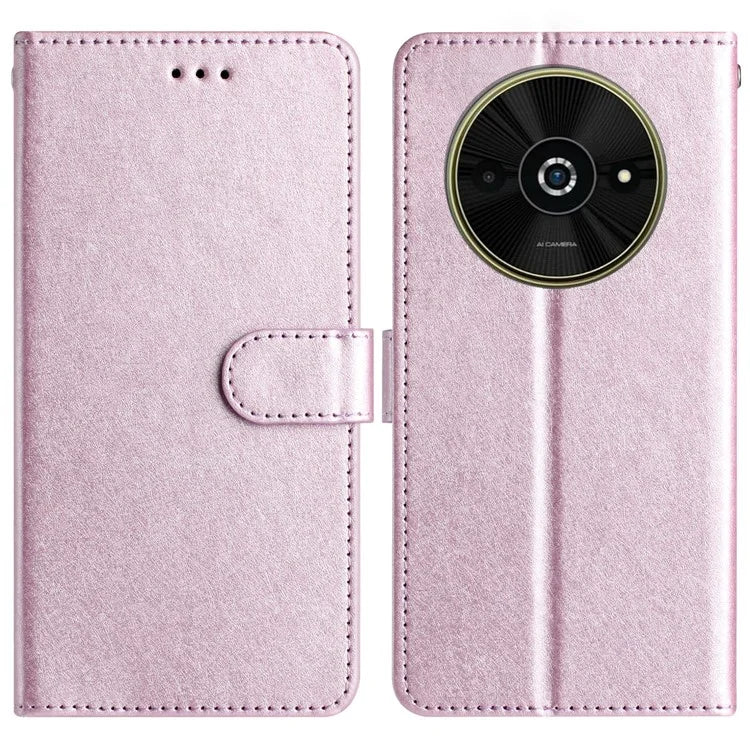 For Xiaomi Poco C61 4G / Redmi A3 4G Case Wallet Stand Leather Silk Texture Phone Cover