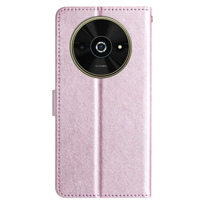 For Xiaomi Poco C61 4G / Redmi A3 4G Case Wallet Stand Leather Silk Texture Phone Cover