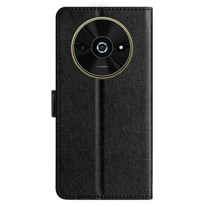 For Xiaomi Poco C61 4G / Redmi A3 4G Case Wallet Stand Leather Silk Texture Phone Cover