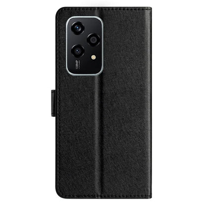 For Honor 200 Lite Case Silk Texture Flip Leather Wallet Cell Phone Cover with Stand