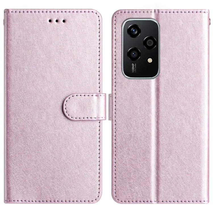 For Honor 200 Lite Case Silk Texture Flip Leather Wallet Cell Phone Cover with Stand
